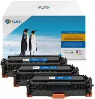 Su G&G suderinami dažai su HP CC531A, CE411A, CF381A, Canon CRG118, CRG718, C, NT-PH531UC, HP 304A, žalsvai mėlyna, 2800s