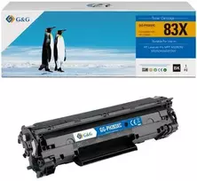 Su G&G suderinami dažai su HP CF283X, CF283A, Canon CRG137, CRG737, NT-PH283XCU, juodas, 2200s