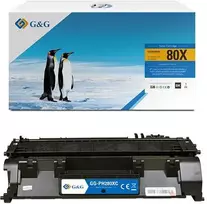 Toneris G&G G&G kompatybilny toner su HP CF280X, NT-PH280XC, HP 80X, juodas, 6900s