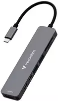 USB Hub Verbatim HDMI/USB-C 3.2/USB-C/2xUSB-A 3.2/SD/Micro SD aliuminio korpusas 32158