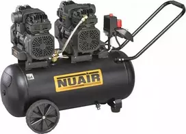 kompresorius automobilinis Nuair KOMPRESOR BEZOLEJOWY WYCISZONY 50L 8BAR 3KM