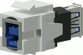 Procab AV adapteris PROCAB VCK630/W adapteris, USB 3.0 A į USB 3.0 B (reversable) baltas