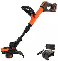 Black & Decker Juodas & Decker Juodas+DECKER ŽOLIAPJOVĖ-TRIMERIS 18V BCSTR918D1 25cm 1×2,0Ah