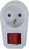 Esperanza ELK301W elektros skirstytuvas 1 lizdo jungiklis Baltas