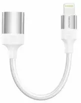 „Swissten Textile Lightning“ – USB-A OTG adapteris, 0,12 m