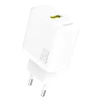Dudao A27S 25W GaN USB-A įkroviklis – baltos spalvos