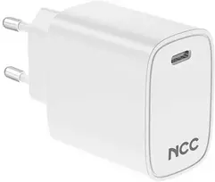 Įkroviklis NCC (USB-C) (20W) baltas
