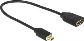 Delock AV adapteris HDMI Micro – HDMI juodas (65687)