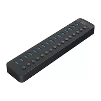 Orico CT2U3-16AB 16x USB-A 3.0 Hub with Switches – juodos spalvos