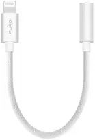 Adapteris Puro Lightning prie lizdo 3,5 mm, 15 cm, baltas