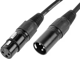Audio kabelis XLR-XLR, f/m, 1m, Cascha HH 2086