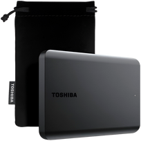 Toshiba External Hard Drive Canvio Basics Excl (2.5 " 2TB, USB3.2 Gen 1, Black)