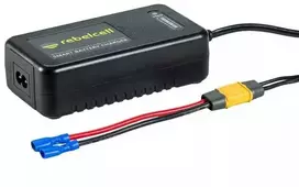 Rebelcell 12.6V 4A XT60 Lithium Ion akumuliatorių įkroviklis