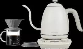 Cocinare BUYDEEM elektrinis „Gooseneck“ kavos virimo aparatas „Virdulys“, modelis K821, spalva „Oat Baltas EU“