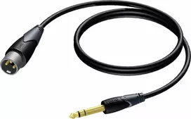 Kabelis Procab Jack 6.3mm - XLR 10m juodas (1KPCL069)