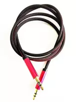 Mocco Textile Premium AUX Cable 3.5 mm -> 3.5 mm 1m Raudona