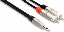Hosa - Kabelis PRO TRS 3.5mm - 2 x RCA 1.8m