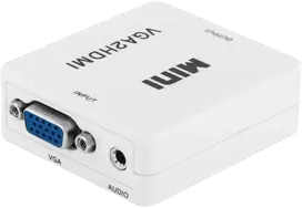System przekazu sygnału AV Roger RoGer VGA to HDMI Video Signal Converter (+Audio) / baltas