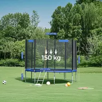 Songmics 305 cm batutas, sodo batutas, su apsauginiu tinklu