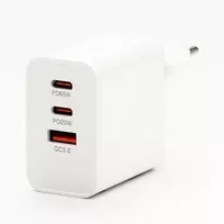 Powerton ENERGY VOLTIX Maitinimo šaltinis / sieciowy adapter 65W, 3 porty, USB-C, USB-A