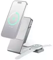 Alogic Matrix+ 3-in-1 magnetinis įkroviklis+Power Bank+AW Puk pilka