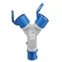 Goobay CEE į 2 CEE 16A Y tipo skirstytuvo adapteris