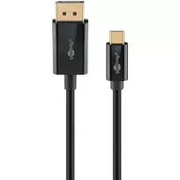 „Goobay“ USB-C–DisplayPort kabelis, 4K, 60 Hz, 1 m | 75704