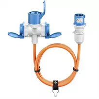 Goobay Adapteris kabelis CEE na CEE 16A i 2 Schuko 1,5m