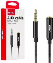AUX 3.5 mm pratęsimo laidas 2 m – male į female, AMIO-04296