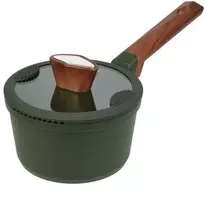 SADR PUODAS RESTO SADR 16CM INDUKCINIS ALIUMININIS 1.4L + STIKLINIS dangtelis