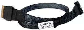 Carruzzo Icy Dock MB410L-B „Serial Attached SCSI“ (SAS) kabelis 0,5 m Juoda