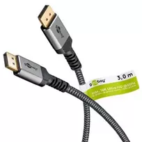Goobay | DisplayPort Cable 2.0/2.1, 54Gbit/s | 75681 | DisplayPort to DisplayPort