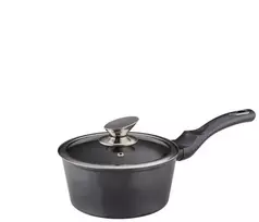 Puodas DOMOLETTI Pilkas METALLIC, 18 cm, 1,6 l