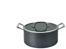 Puodas DOMOLETTI Juodas MODERN, 28 cm, 7 l