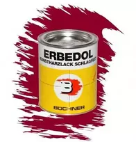 ERBEDOL SL3440 Raudoni dažai Case 0.75L