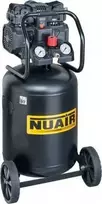 Kompresorius Nuair Vertikalus kompresorius be alyvos 50 l, 8 barų, duslintuvas, 59 dB (1 vnt.)