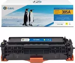 Toneris G&G G&G suderinamas su CE412A, geltona, 2600, NT-PH305Y (CE412A), HP 305A, HP Color LaserJet Pro M375NW, Pro M475DN, M451dn,