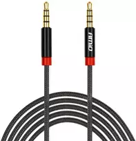 AUX kabelis Mini Jack–Jack 3,5 mm 200 cm AMIO-03270