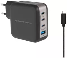 Conceptronic įkroviklis CONCEPTRONIC Ladegerät 4Port 100W, 3xUSB-C, 1xUSB-A 1,5m sw