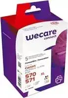 Tusz Armor WECARE ARMOR cartridge pro CANON Pixma MG5751Sada (PGI-570XL+CLI-571XL CMYK) Juodas+C+M+Y+K, 1x22 ml, 4x11 ml