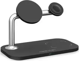 Mobile Origin 3in1 Wireless Magnetic Charger MO1, juodas