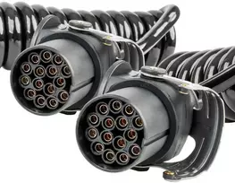 Amio Profesionalus spiralinis priekabos laidas 2x 15 PIN 5m 24V