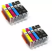 Canon PG-580 + CL-581 PG580 + CL581 10PACK BK/C/M/Y rašalinės kasetės Dore suderinamos