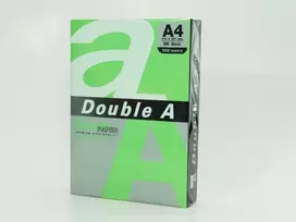 Spalvotas popierius Double A, 80g, A4, 500 lapų, Parrot