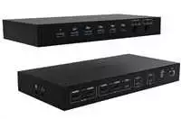 „I-tec USB-C KVM Dock PRO 3“ 3 pagrindiniams kompiuteriams