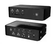„I-tec Thunderbolt 5 Quattro“ ekrano dokas, 2x HDMI, 2x TB5 (iki 120Gbps, 30 W), 5x USB (10Gbps, BC 1.2), 2,5 colio garso išvesties kortelė, maitinimo šaltinis 140 W (TB5 kabelis, 1 m)