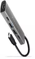 AXAGON kelių prievadų USB-C 10Gbps šakotuvas, 13 cm | HMC-5G21