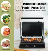 Promotions Elektrinis grilis, 3-in-1 panini keptuvė, 35x30x14 cm, juoda