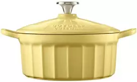 Mellow Yellow Mellow Geltona BUYDEEM emaliuoti ketaus puodai 2,9 l, modelis CP521, spalva