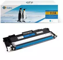 Toneris G&G kompatybilny toner su HP W2071A, NT-PH2071C, HP 117A, cyan, 700s